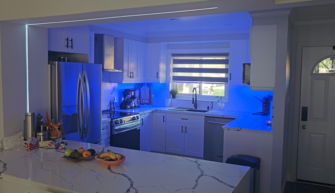 Under-Cabinet LEDs After